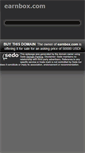 Mobile Screenshot of earnbox.com